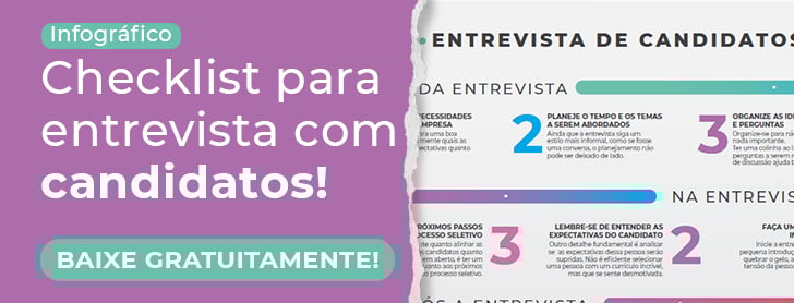 entrevista de emprego: checklist entrevista de candidato